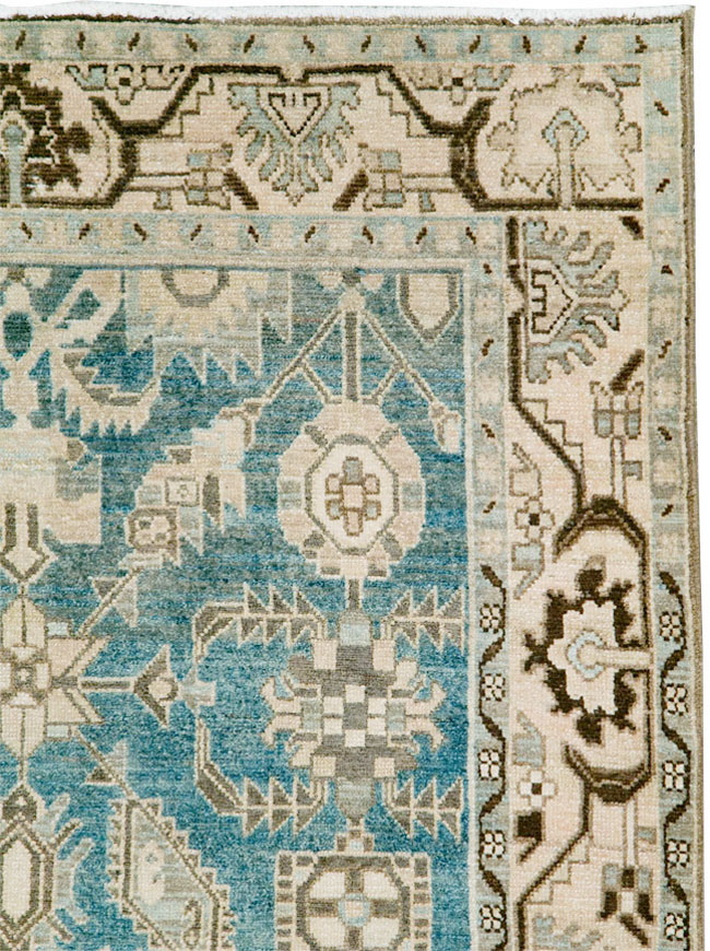 Vintage Persian Malayer Accent Rug, No.28652 - Staging