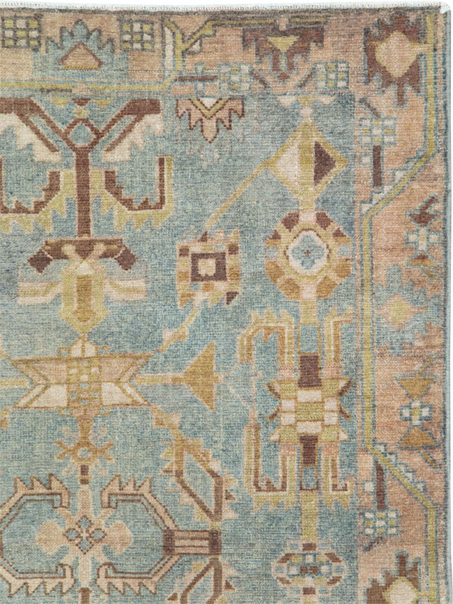 Vintage Persian Malayer Rug, No.28655 - Staging