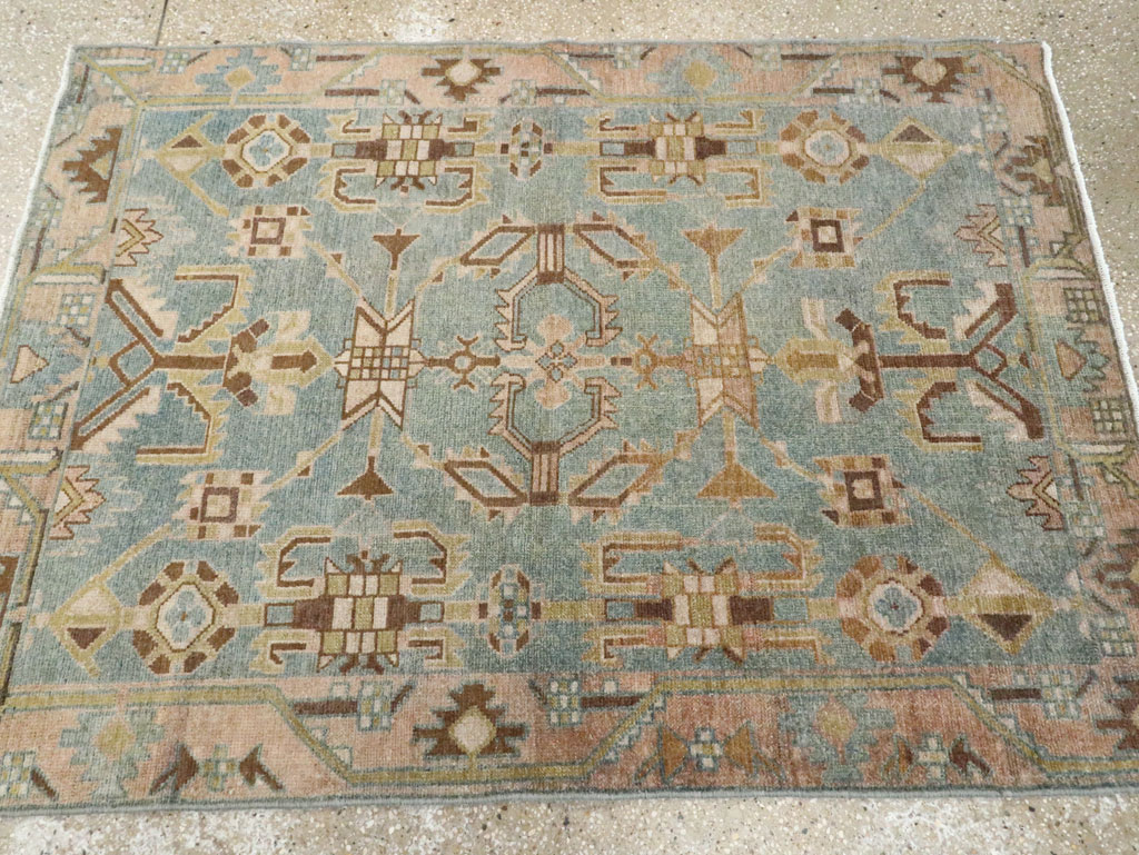 Vintage Persian Malayer Rug, No.28655 - Staging