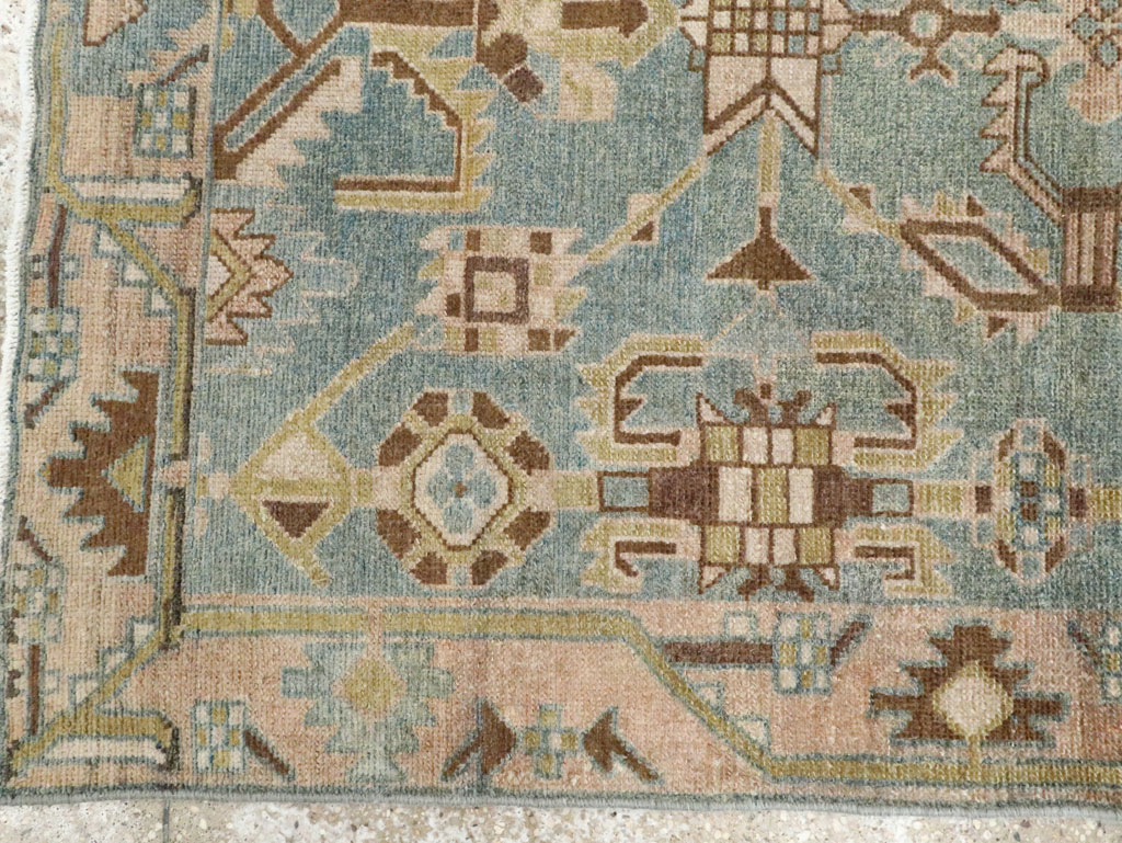 Vintage Persian Malayer Rug, No.28655 - Staging