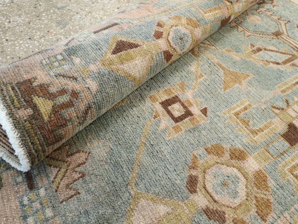 Vintage Persian Malayer Rug, No.28655 - Staging