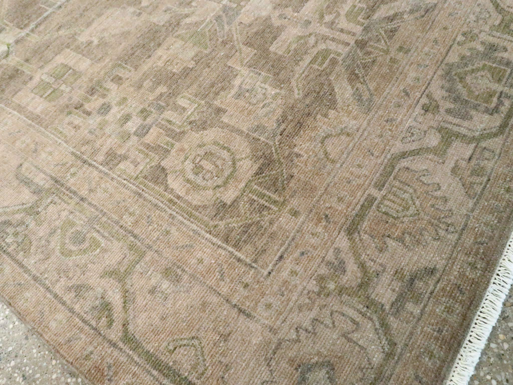 Vintage Persian Malayer Accent Rug, No.28657 - Staging