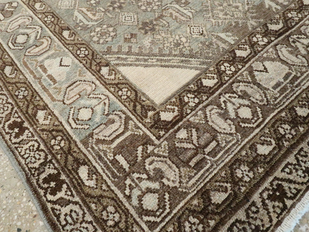 Vintage Persian Malayer Throw Rug, No.28661 - Staging