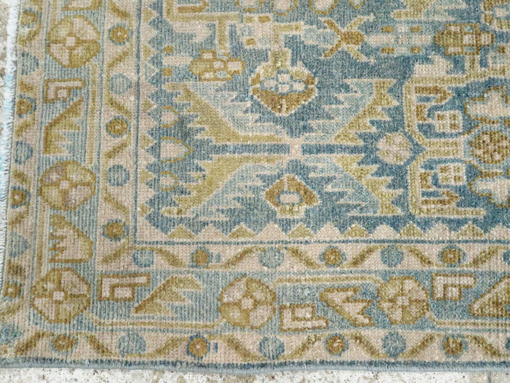 Vintage Persian Malayer Throw Rug, No.28662 - Staging