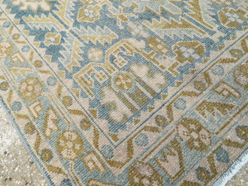 Vintage Persian Malayer Throw Rug, No.28662 - Staging