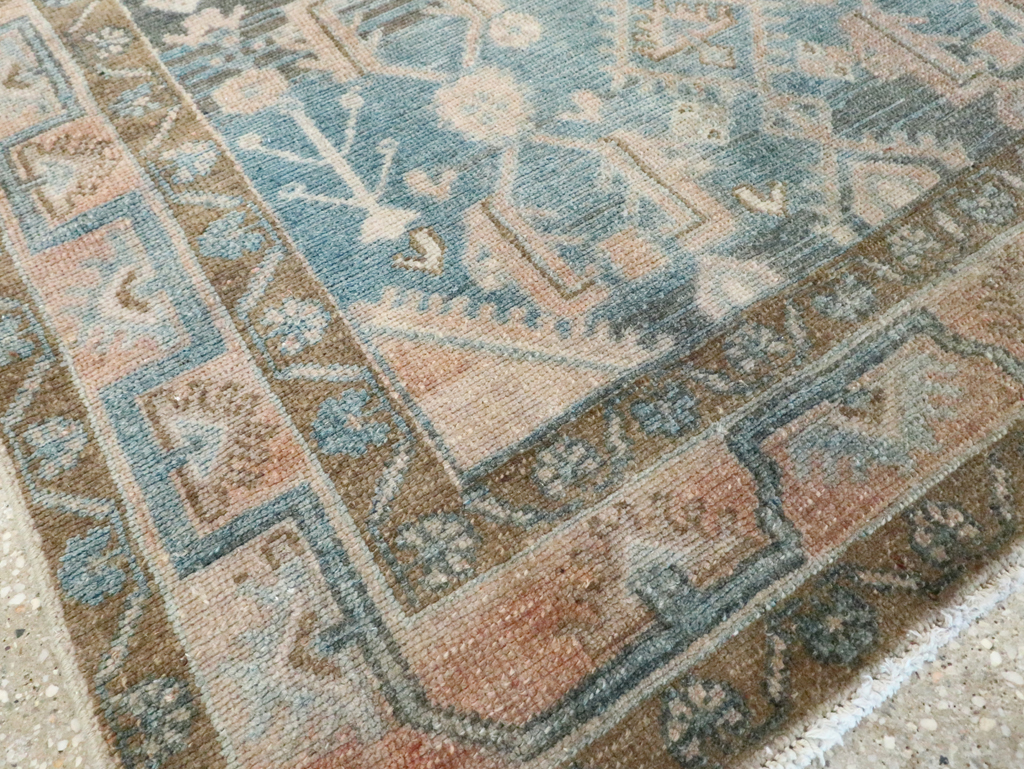 Vintage Persian Malayer Throw Rug, No.28665 - Staging