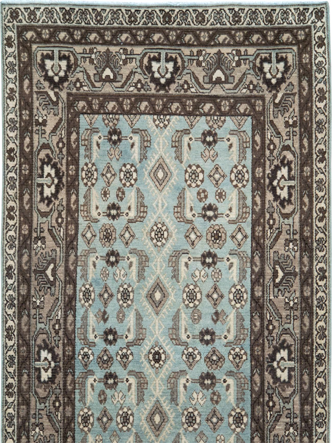 Vintage Persian Malayer Long Runner (Pair: 1 of 2), No.28669 - Staging