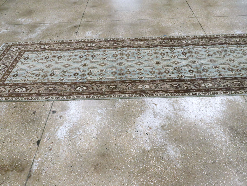 Vintage Persian Malayer Long Runner (Pair: 1 of 2), No.28669 - Staging