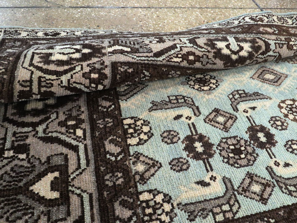 Vintage Persian Malayer Long Runner (Pair: 1 of 2), No.28669 - Staging