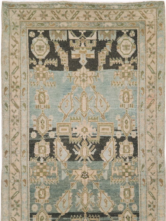 Vintage Persian Malayer Long Runner, No.28670 - Staging