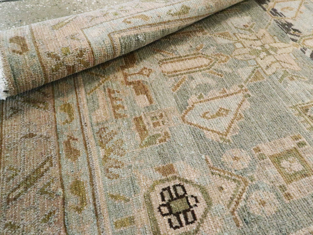 Vintage Persian Malayer Long Runner, No.28670 - Staging