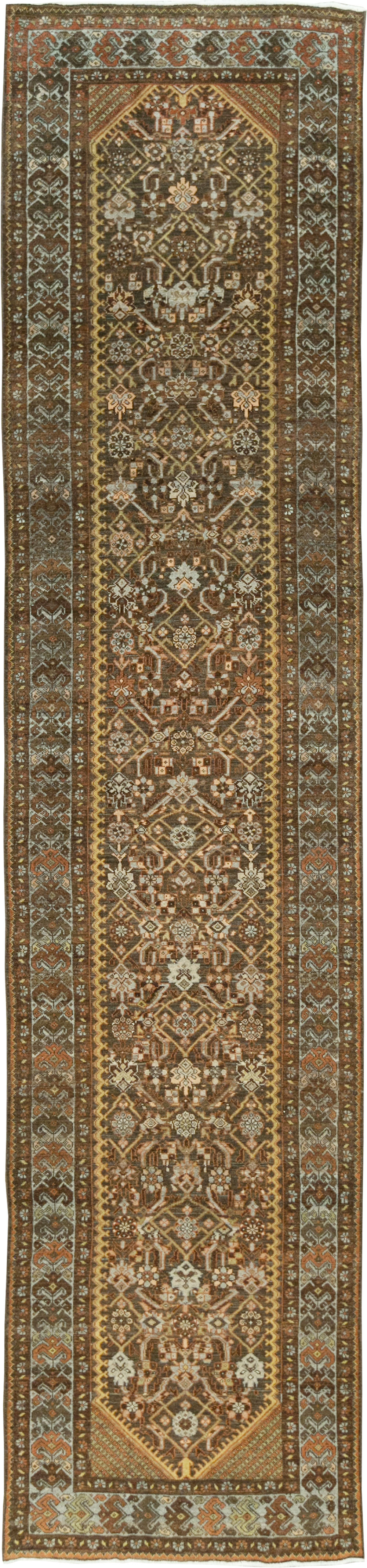 Antique Persian Malayer Runner, No.28671 - Staging