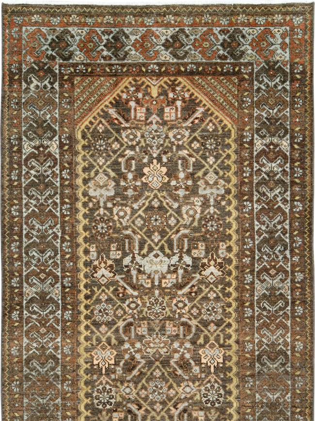 Antique Persian Malayer Runner, No.28671 - Staging