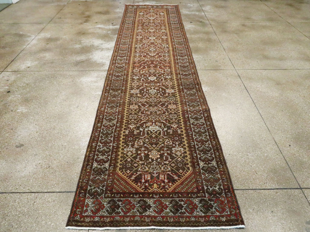 Antique Persian Malayer Runner, No.28671 - Staging