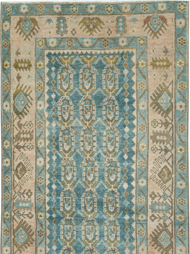 Vintage Persian Malayer Long Runner, No.28674 - Staging