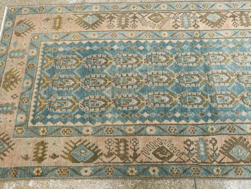 Vintage Persian Malayer Long Runner, No.28674 - Staging
