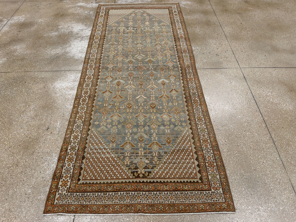 Antique Persian Malayer Runner, No.28677 - Staging