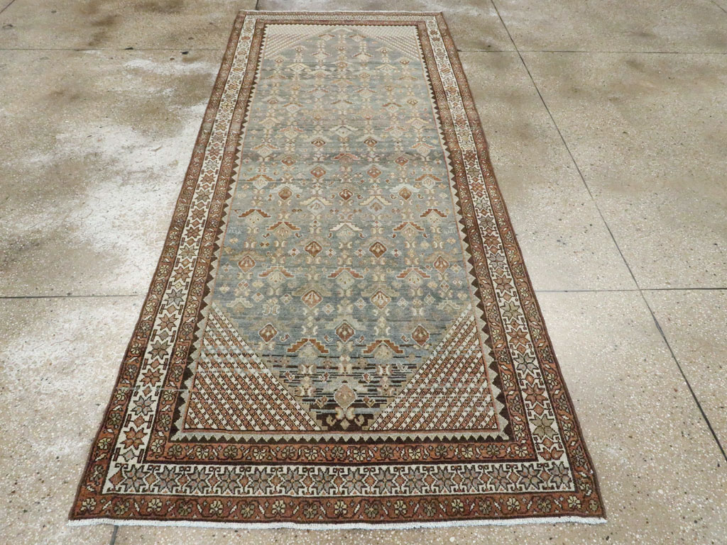 Antique Persian Malayer Runner, No.28677 - Staging