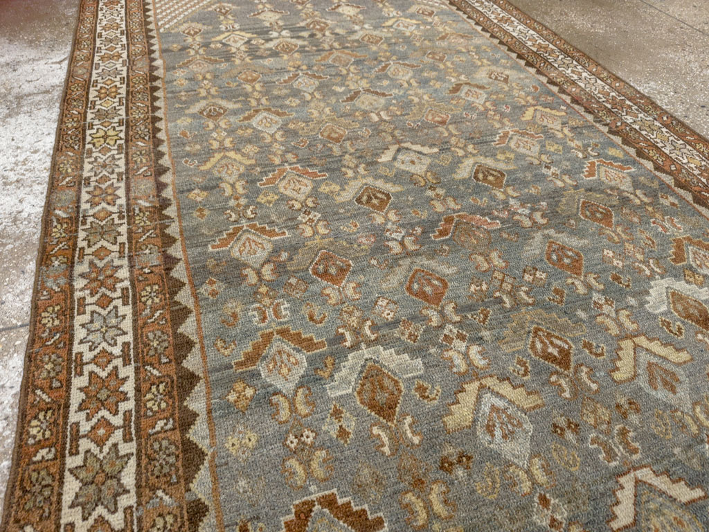 Antique Persian Malayer Runner, No.28677 - Staging