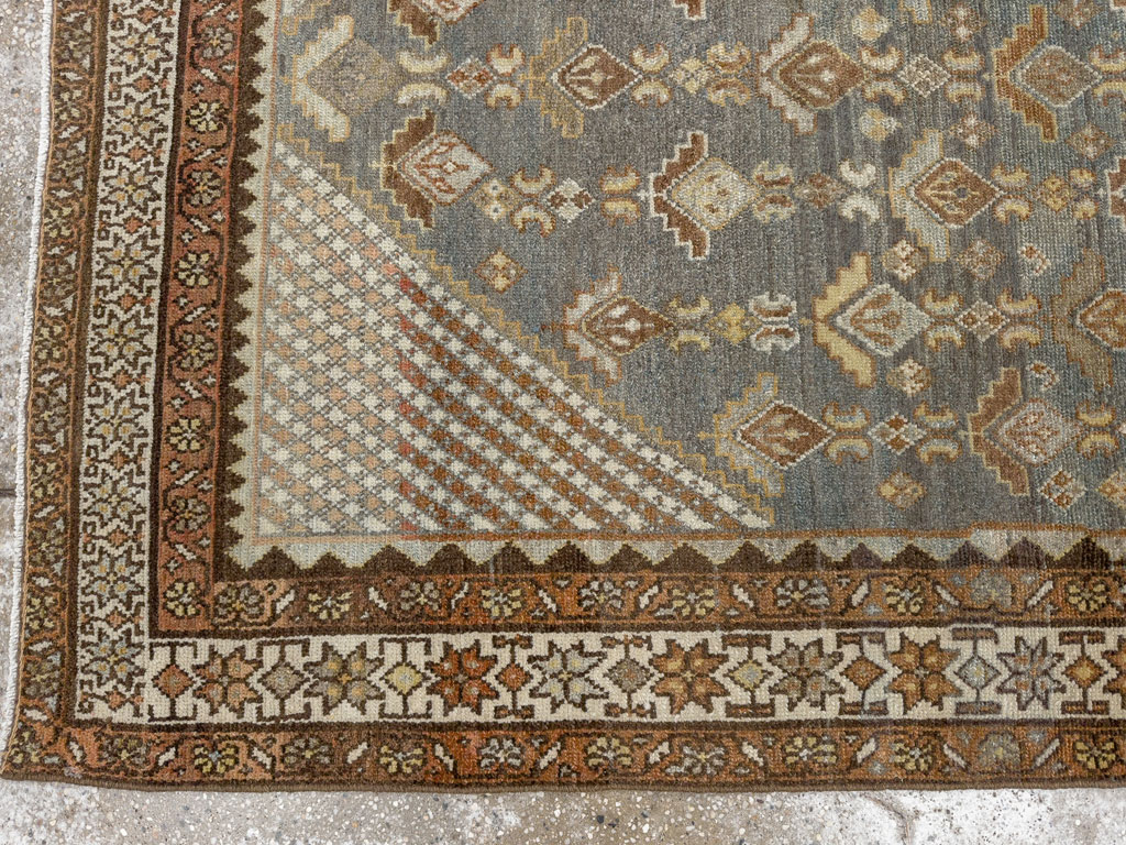 Antique Persian Malayer Runner, No.28677 - Staging