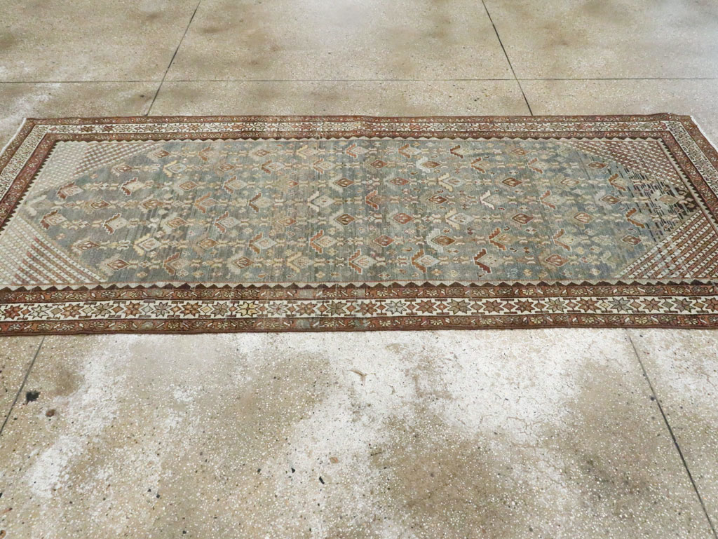 Antique Persian Malayer Runner, No.28677 - Staging