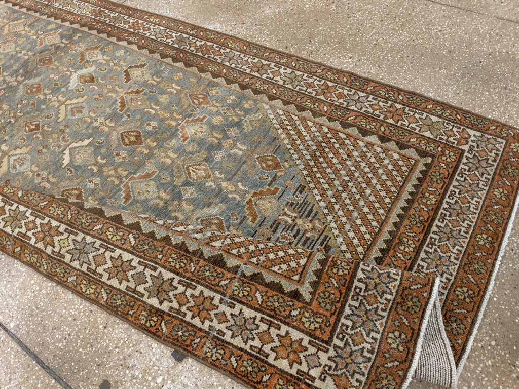 Antique Persian Malayer Runner, No.28677 - Staging
