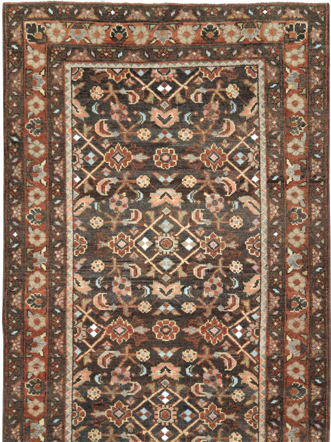 Vintage Persian Malayer Runner, No.28678 - Staging