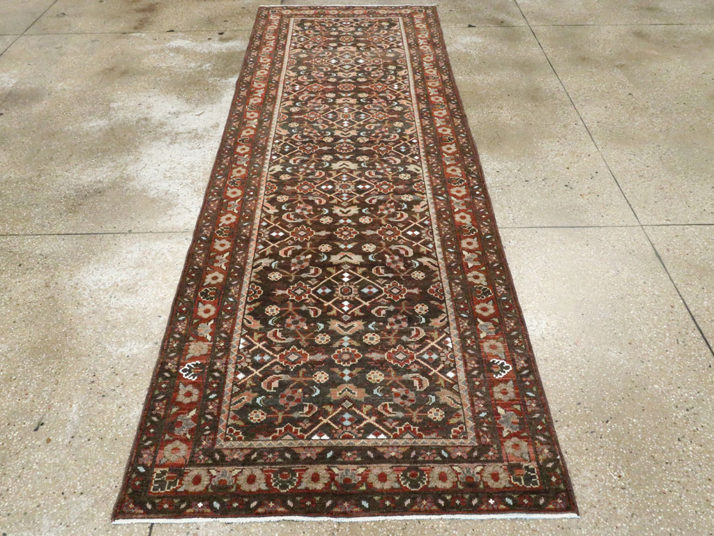Vintage Persian Malayer Runner, No.28678 - Staging