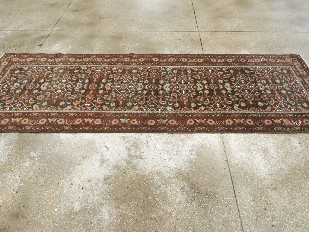 Vintage Persian Malayer Runner, No.28678 - Staging