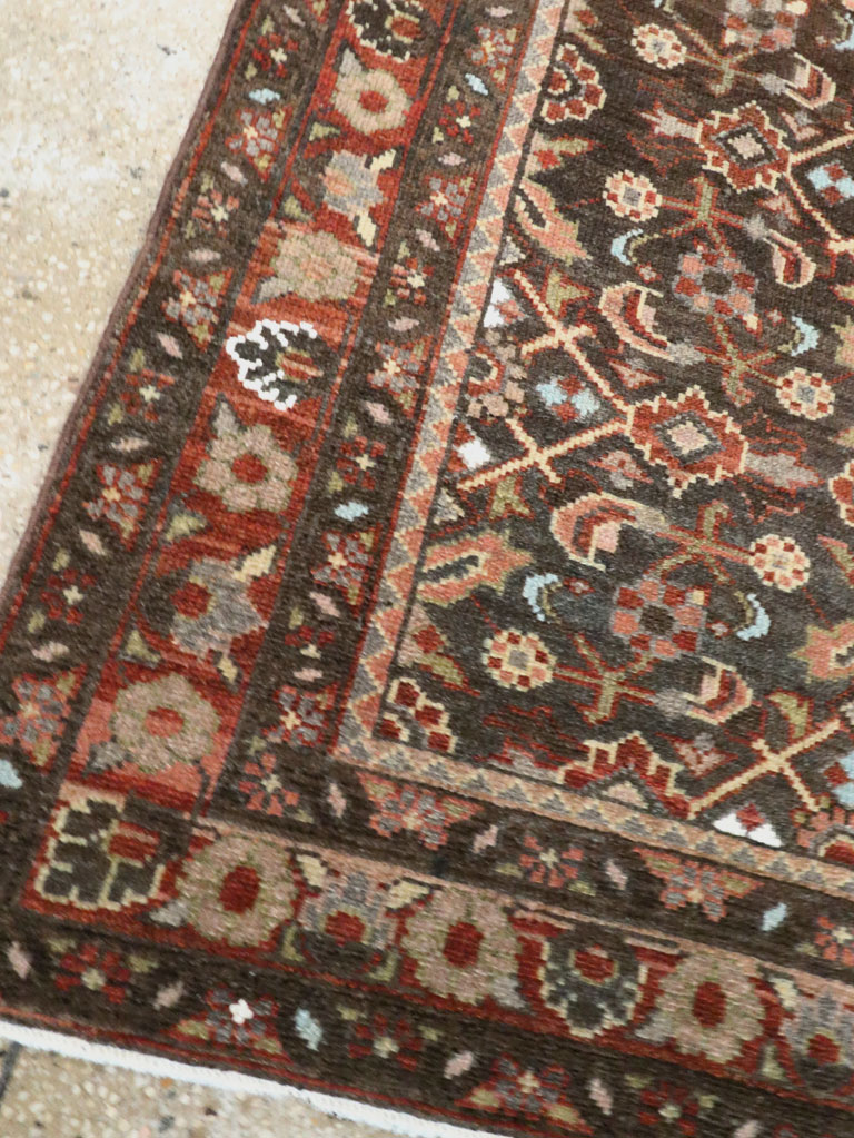 Vintage Persian Malayer Runner, No.28678 - Staging