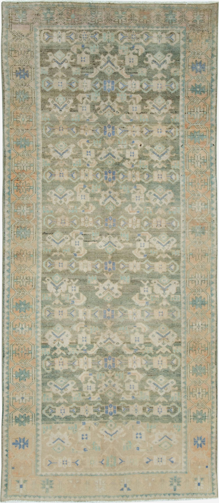 Vintage Persian Malayer Runner, No.28682 - Staging