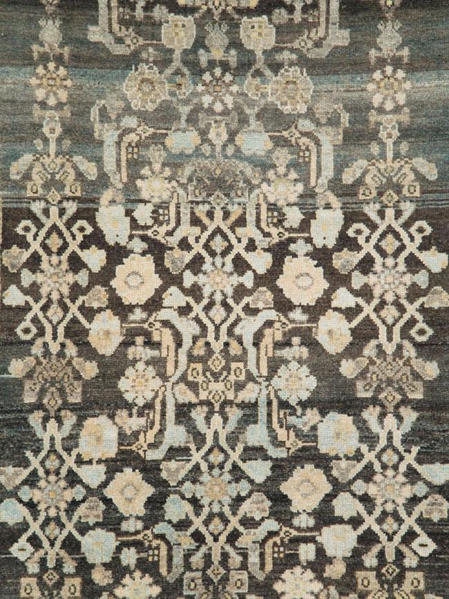 Vintage Persian Malayer Gallery Rug (Pair: 1 of 2), No.28684 - Staging
