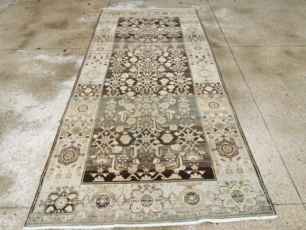 Vintage Persian Malayer Gallery Rug (Pair: 1 of 2), No.28684 - Staging