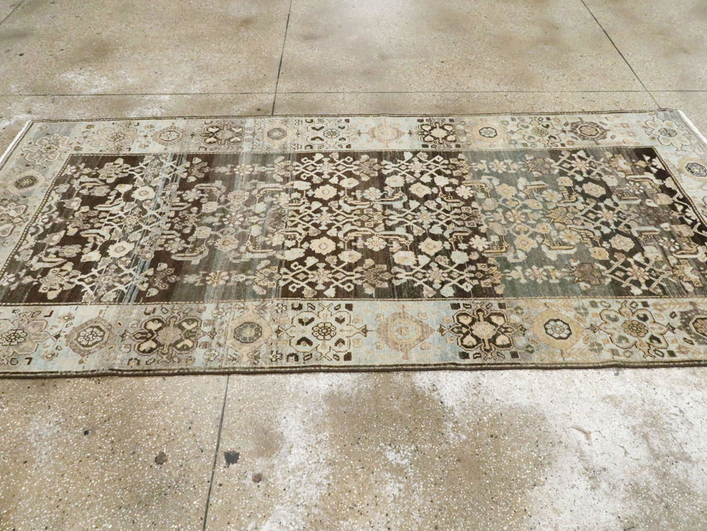 Vintage Persian Malayer Gallery Rug (Pair: 1 of 2), No.28684 - Staging