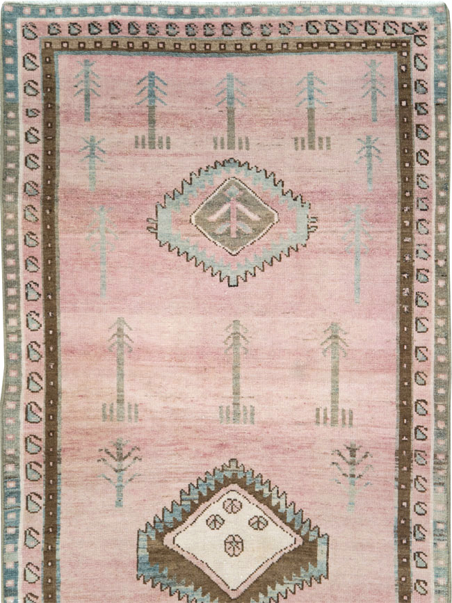 Vintage Persian Malayer Runner, No.28685 - Staging
