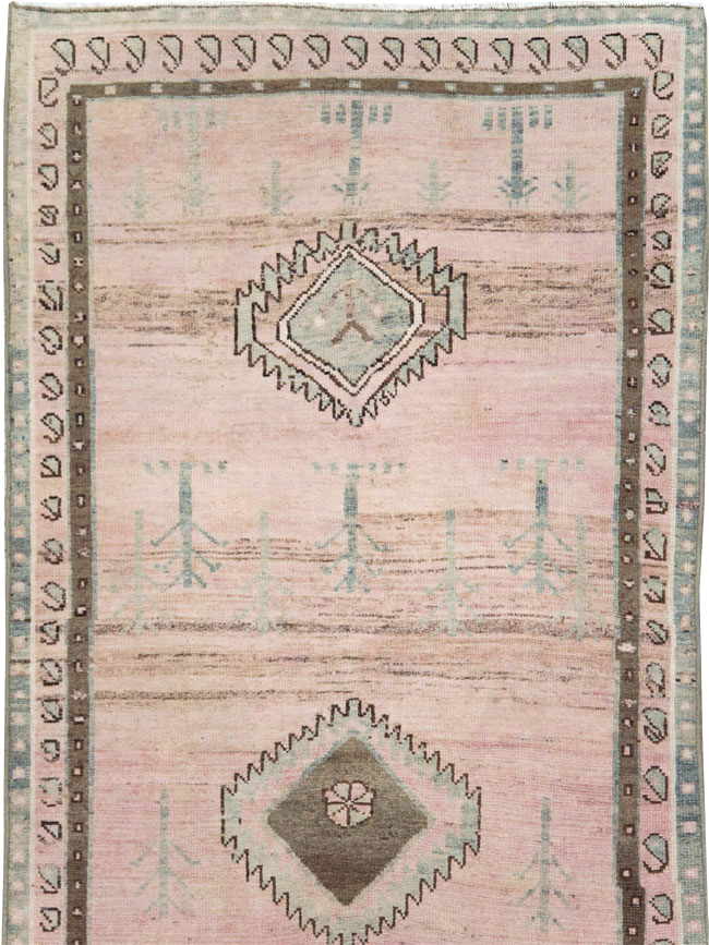 Vintage Persian Malayer Runner, No.28685 - Staging