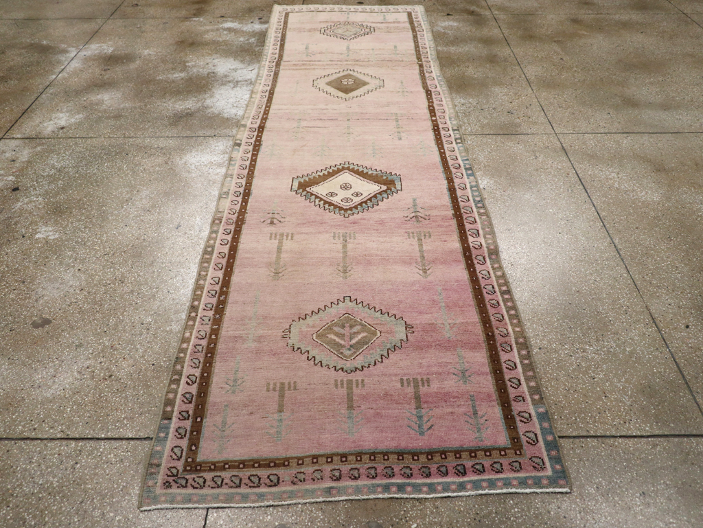 Vintage Persian Malayer Runner, No.28685 - Staging