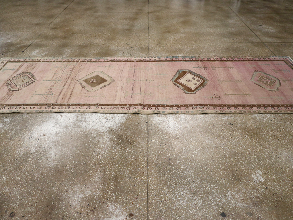 Vintage Persian Malayer Runner, No.28685 - Staging