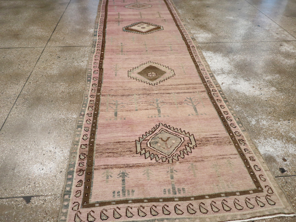 Vintage Persian Malayer Runner, No.28685 - Staging