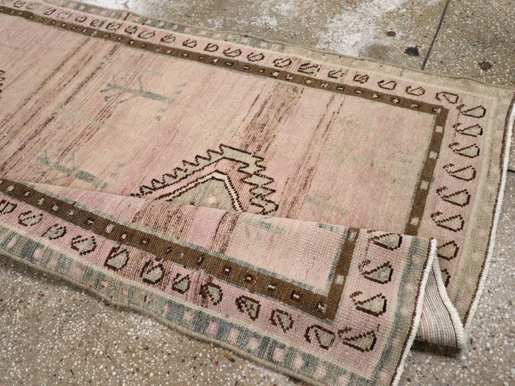 Vintage Persian Malayer Runner, No.28685 - Staging