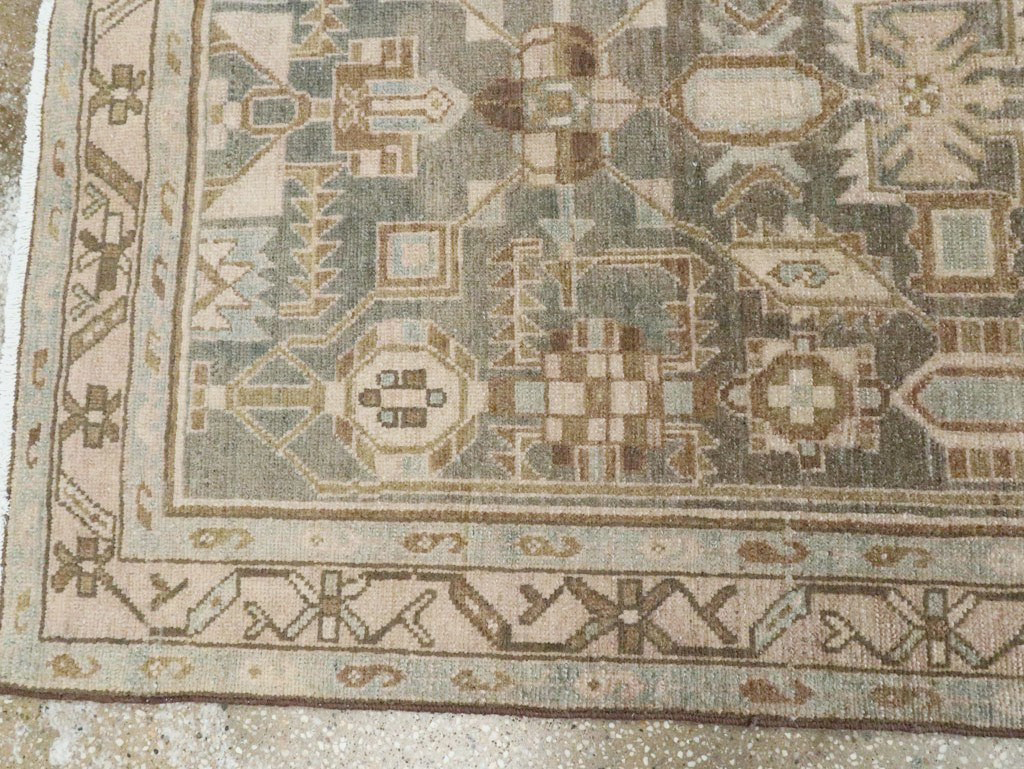 Vintage Persian Malayer Long Runner, No.28691 - Staging