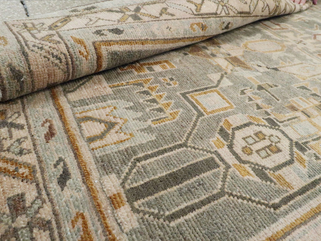 Vintage Persian Malayer Long Runner, No.28691 - Staging