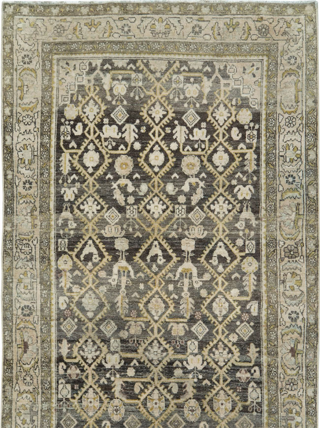 Vintage Persian Malayer Runner, No.28693 - Staging