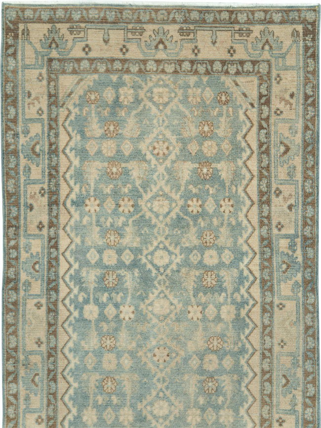 Vintage Persian Malayer Rug, No.28694 - Staging