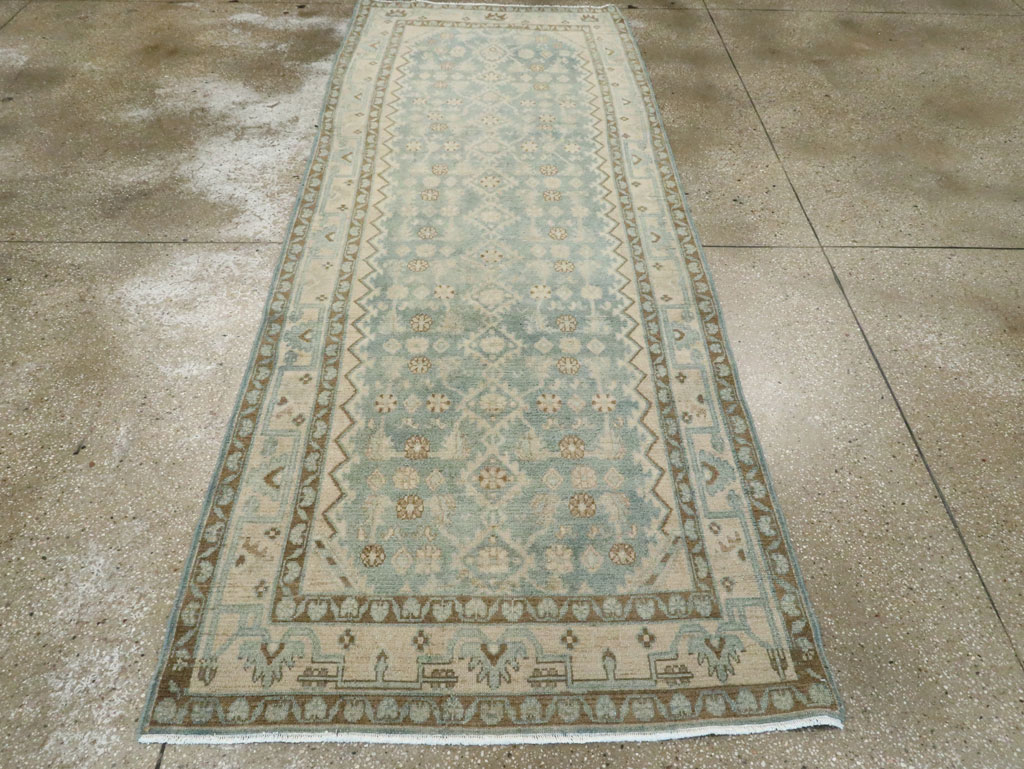 Vintage Persian Malayer Rug, No.28694 - Staging