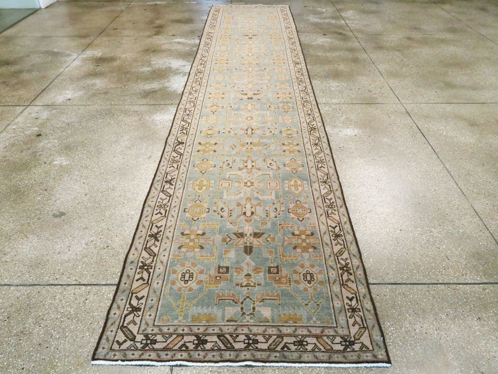 Vintage Persian Malayer Runner (Pair: 1 of 2), No.28698 - Staging