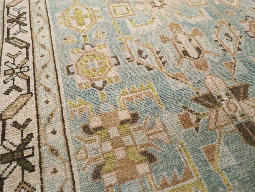 Vintage Persian Malayer Runner (Pair: 1 of 2), No.28698 - Staging