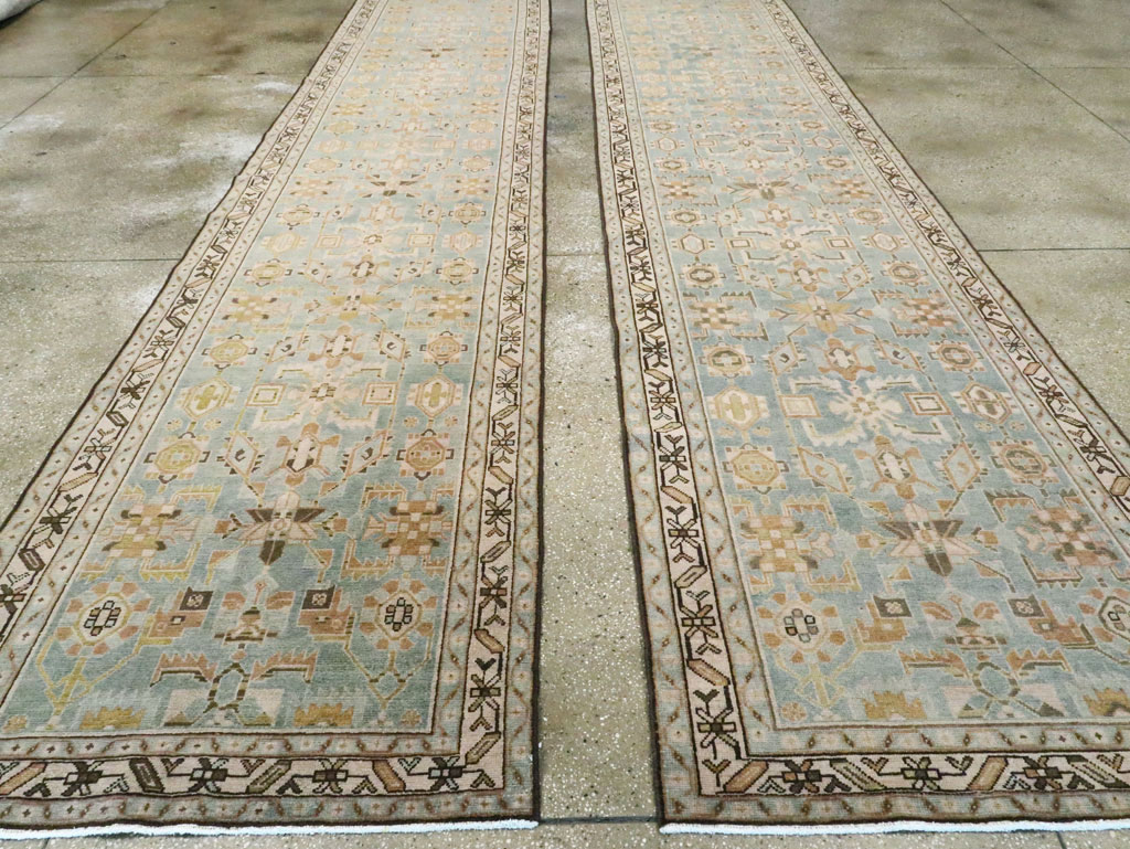 Vintage Persian Malayer Runner (Pair: 1 of 2), No.28698 - Staging