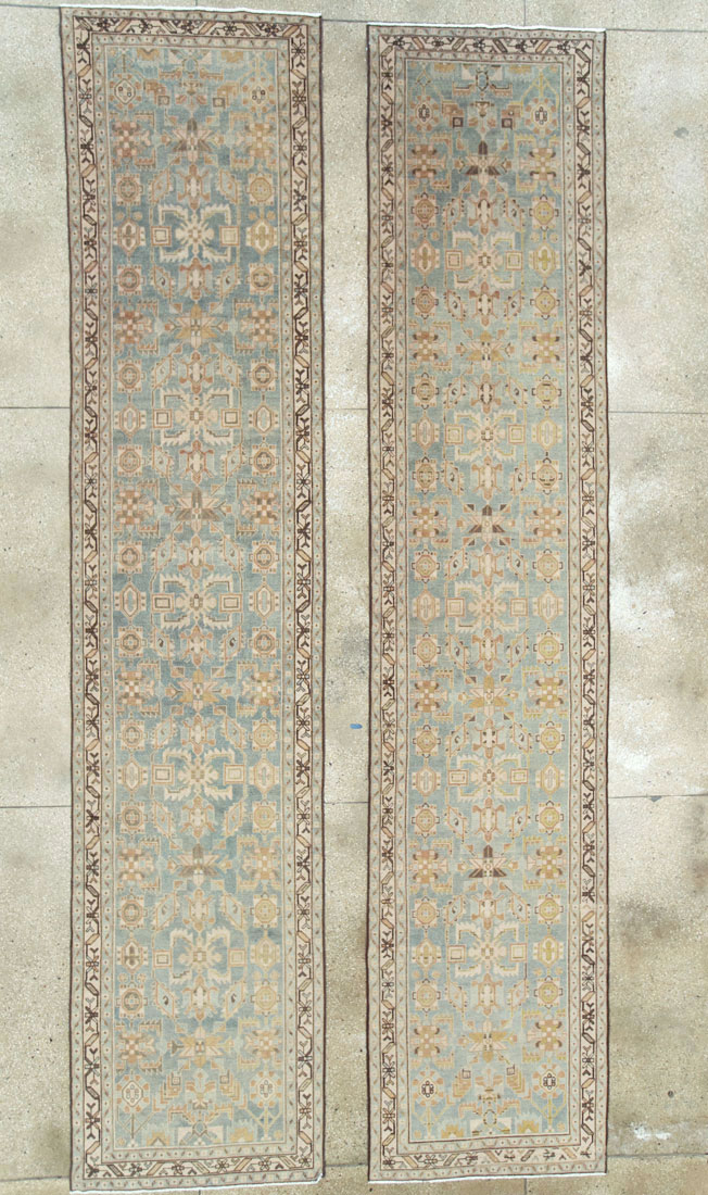 Vintage Persian Malayer Runner (Pair: 1 of 2), No.28698 - Staging