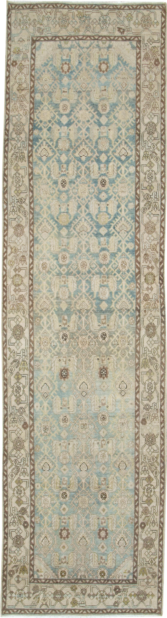 Vintage Persian Malayer Runner (Pair: 1 of 2), No.28700 - Staging